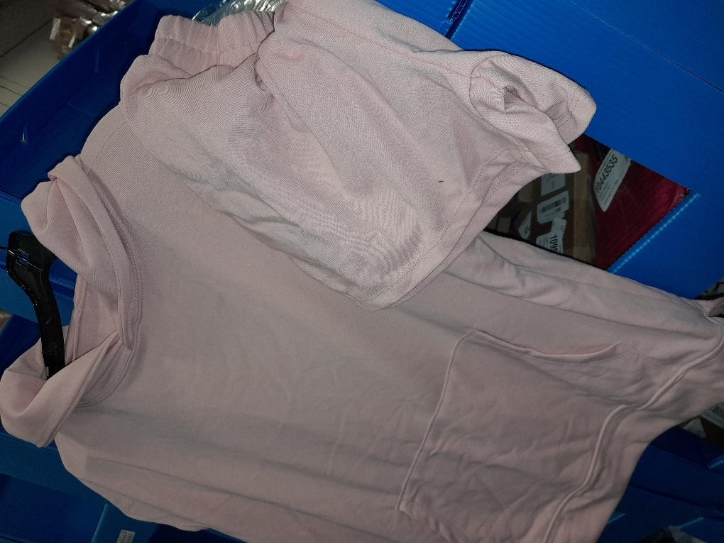 Basysin Lounge Sets for Women Womens 2 Piece Outfits Solid Oversized Hoodies Sweatsuit Sets Casual Sweatshirt and Shorts Set