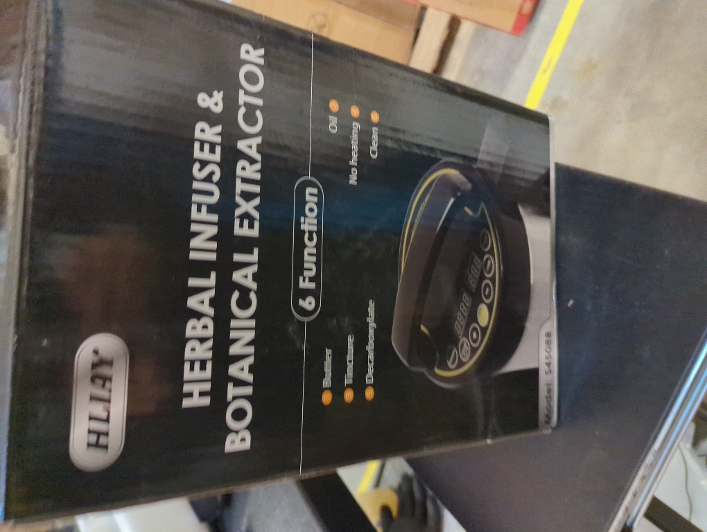 Hliay Herbal Infuser & Botanical Extractor 6 Function Butter, Tincture, Decarboxylate, Oil, No Heating, Clean