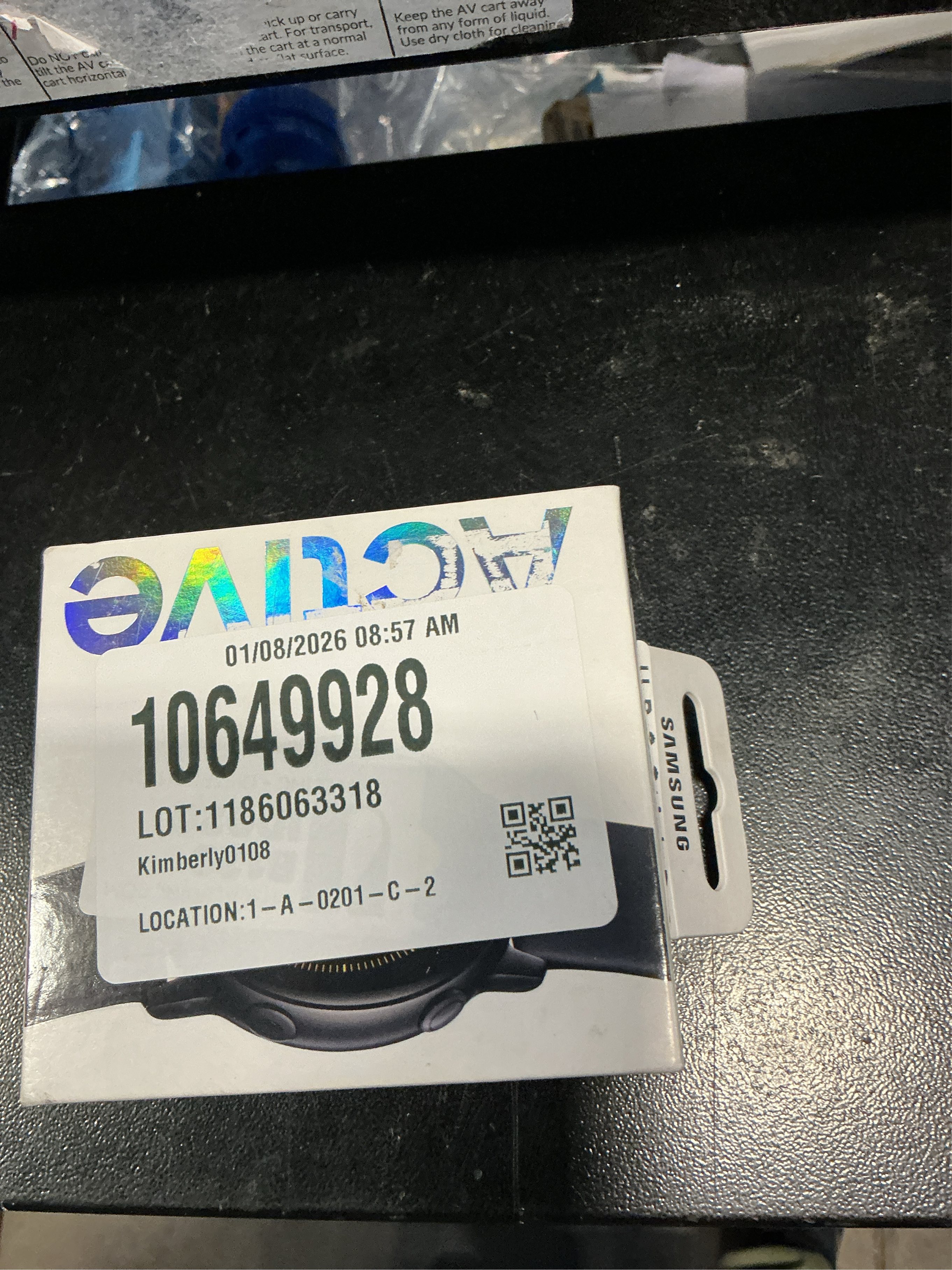 Samsung Galaxy Active Mens Black Smart Watch-Sm-R500nzkaxar