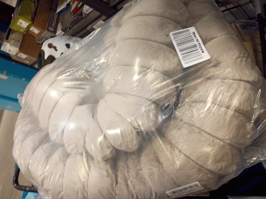 BALANCE Luxury Donut Dog Bed, 23 Inches Round Dog Beds for Small Dogs Washable, Orthopedic Calming Pet Bed for Puppy and Cats with Anti-Slip Bottom, cream