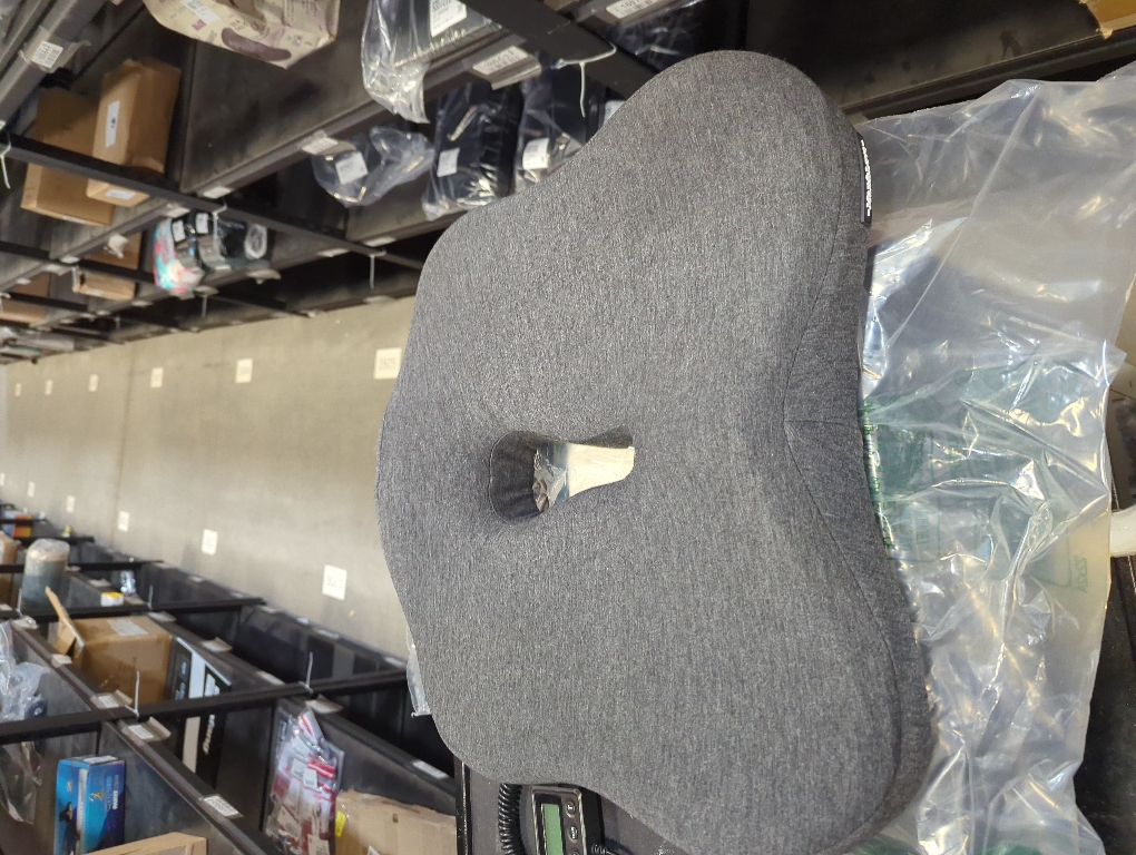 Dark grey Memory Foam Seat Chair Cushion for Relieves Back Sciatica Pain Tailbone Pain Coccyx Degenerating Disc Orthopedic Osteoarthritis Prostate Cushion Low Back Pain Cushion Hip Shaping (Dark Gray)