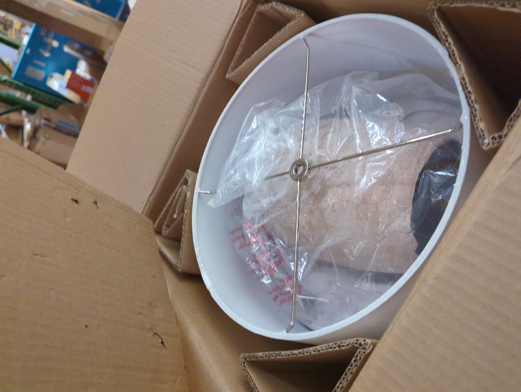 QiMH Farmhouse Table Lamps for Living Room, Bedside Lamps for NightStand, 23 Rustic Vintage Table Lamp with Natural Earth Finish, End Table Lamp for Bedroom Reading Office Entryway, Included LED Bulb