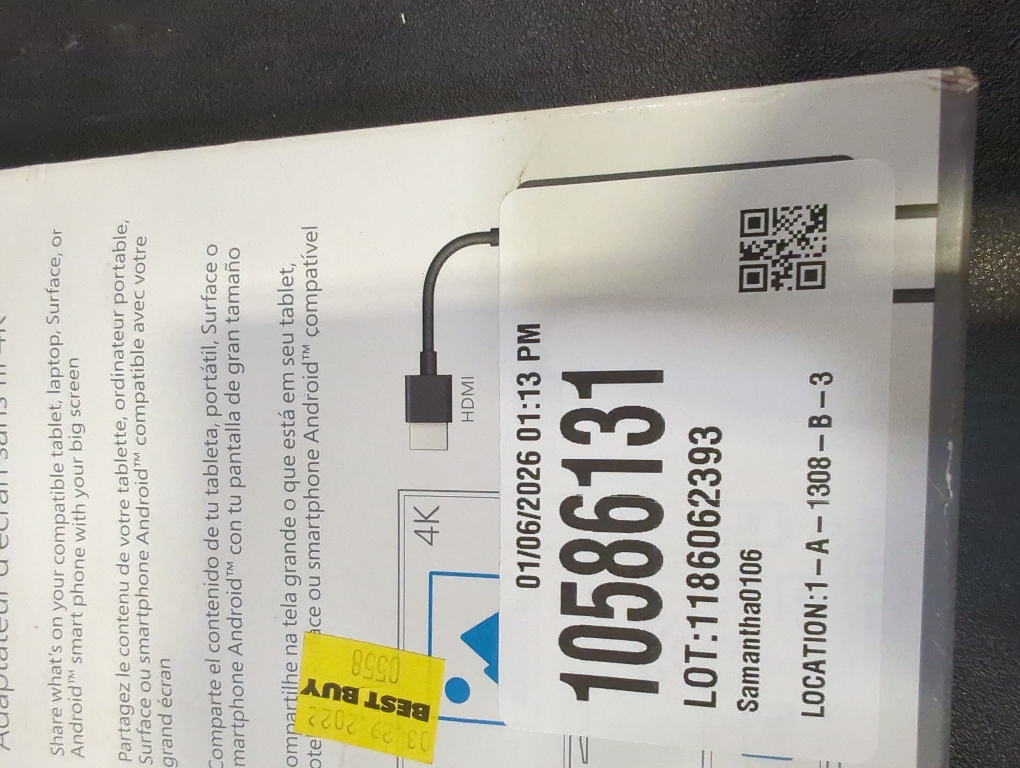 Microsoft 4K Wireless Display Adapter Black