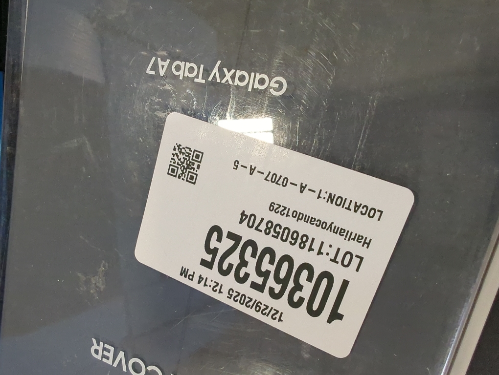 Samsung Electronics Tab A7 Bookcover - Grey (EF-BT500PJEGUJ)