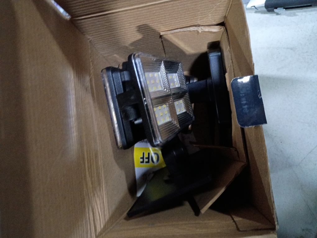 Beyond Bright X3 Motion-Sensing Solar Powered LED Black Floodlight