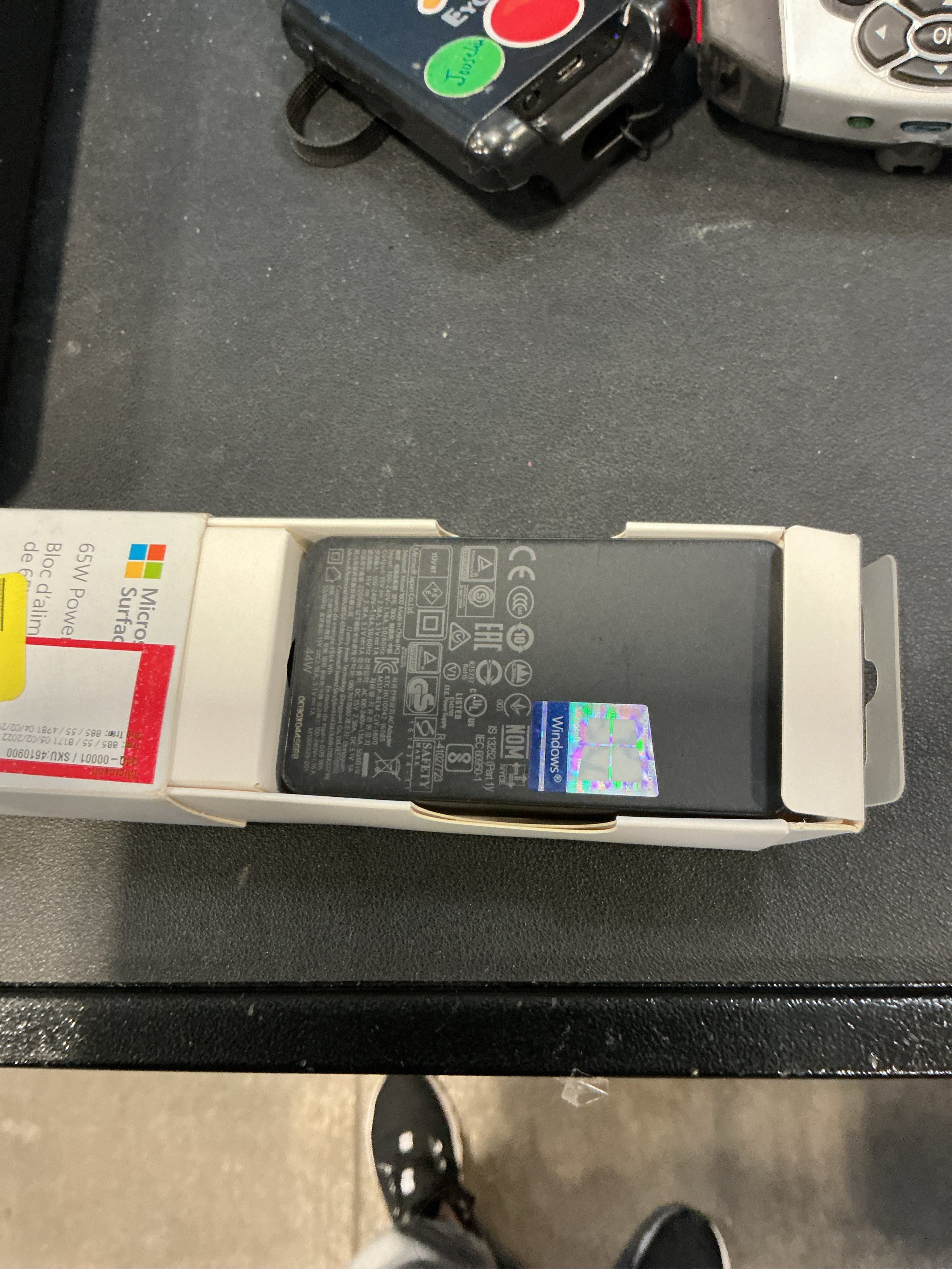 Microsoft Surface 65W Power Supply - Wired Charging Method - 65W Power Supply - Magnetic Connector - Designed for Surface Devices