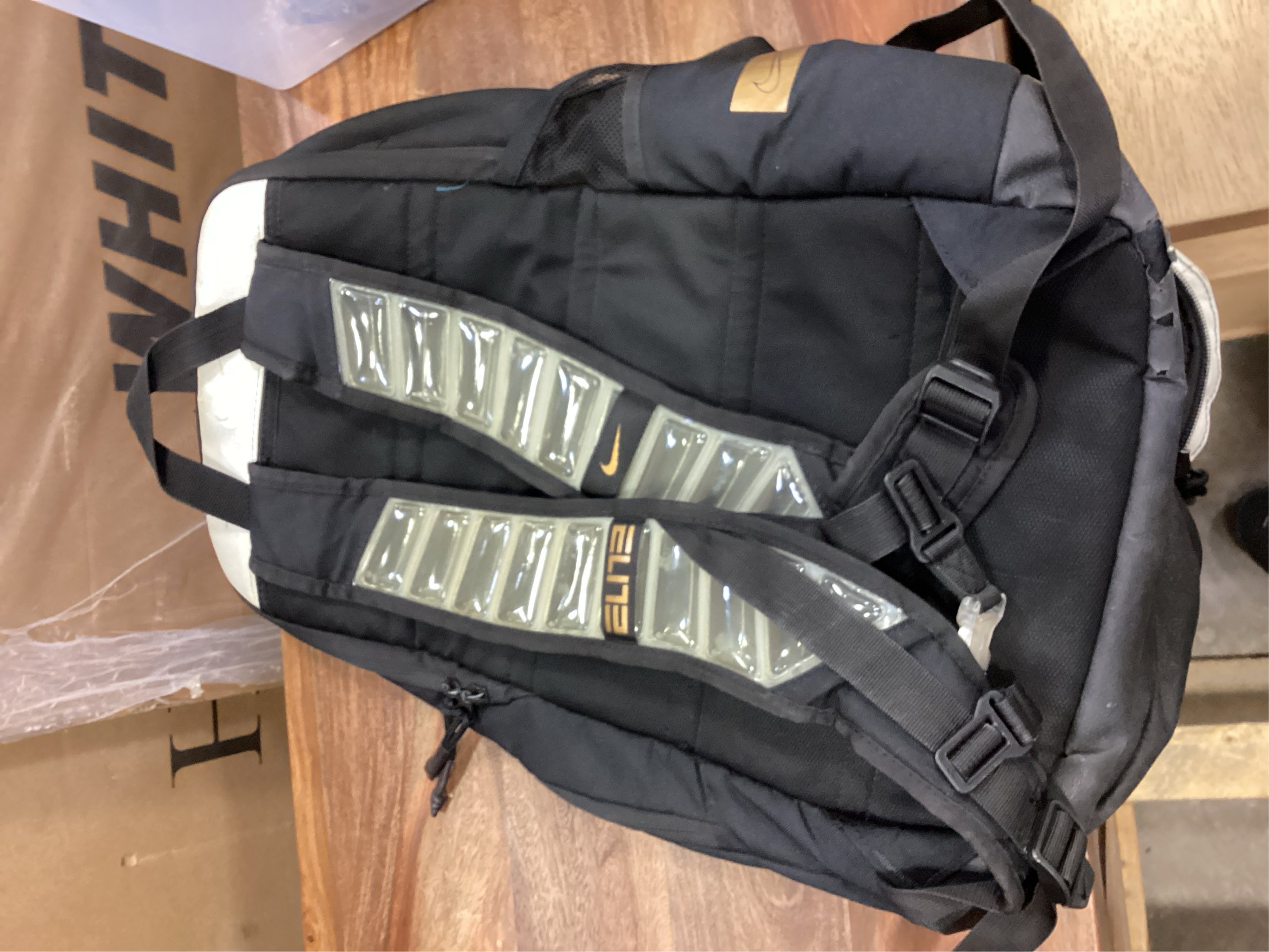 Nike Elite Pro Basketball Backpack BA6164 One Size (BLACK/BLACK/WHITE)