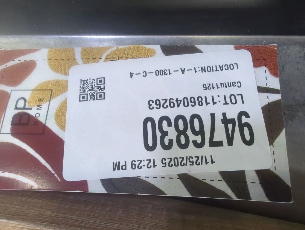 BP Home Woven Multi Color Butterfly Pattern