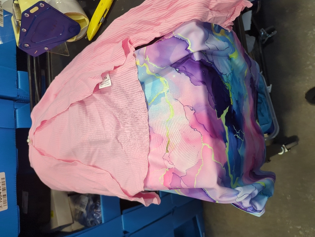 Size 14.Girls Floral Dress with a Knitted Cardigan 2 Piece Outfits Size 7-14