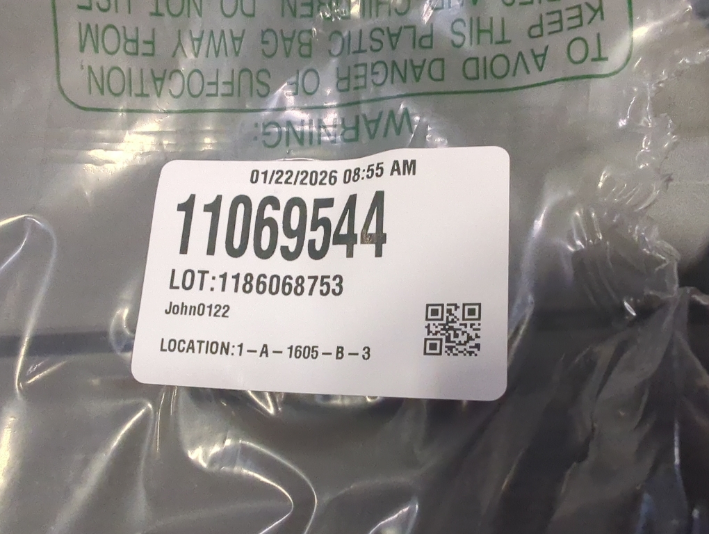 Untouchable 23 Gal. Black Square Trash Can Swing Top Lid