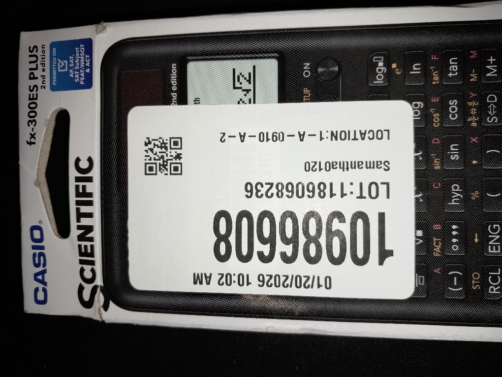 Casio FX-300 Scientific Calculator - Black