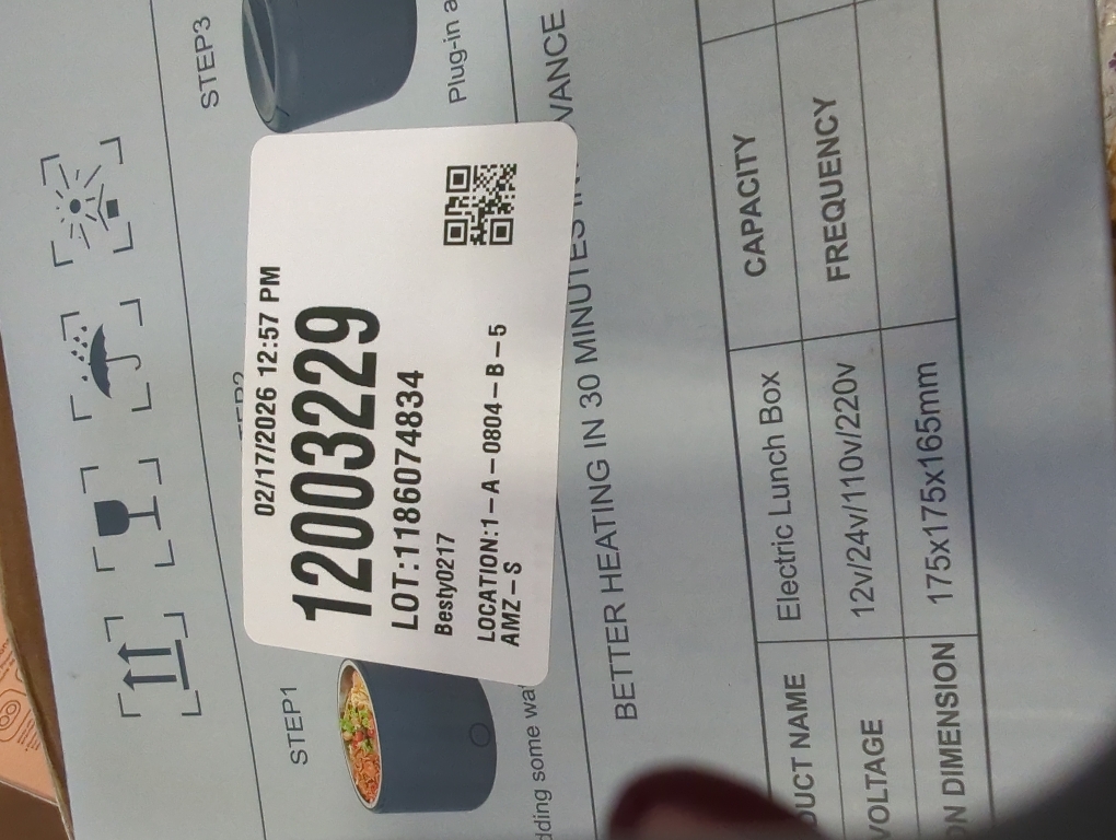 Electric Lunch Box Food Heater, 1.2L/41oz Heated Lunch Boxes for Adults, 12V/24V/110V Portable Food Warmer for Car/Truck/Office With Fork Spoon and Insulated Carry Bag（Blue）