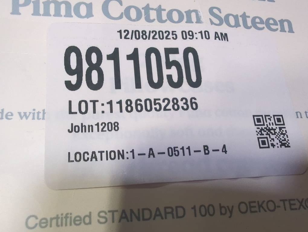 Set of 2 Size King Color White Nestwell Pima Cotton Sateen 500-Thread-Count King Pillowcase Set in Bright White