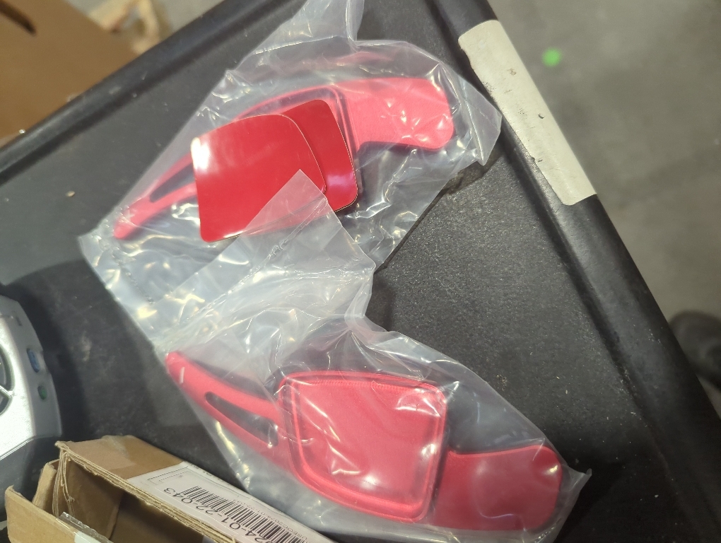 TTCR-II Steering Wheel Paddle Shifter Extensions for Audi A4/S4 2017-2019, for 2018-2024 Q5/SQ5 Paddle Shifter Extender, for 2019-2024 Q3 Shift Blades Expander Q8 (Red)