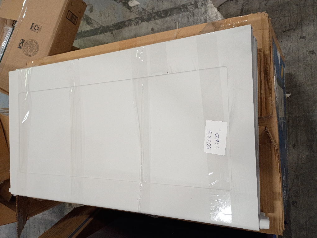 Project Source Premium One 35-in W x 71.7-in H x 18.5-in D Freestanding Plastic Garage Cabinet in Off-white