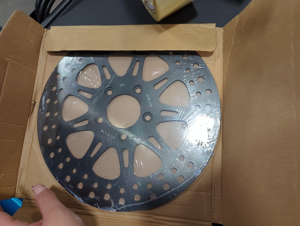 TOFR 11.8 Rear Brake Rotor Disc for Harley TOURING Street Glide Electra Glide Road King Road Glide Ultra Custom Special 2008-2021