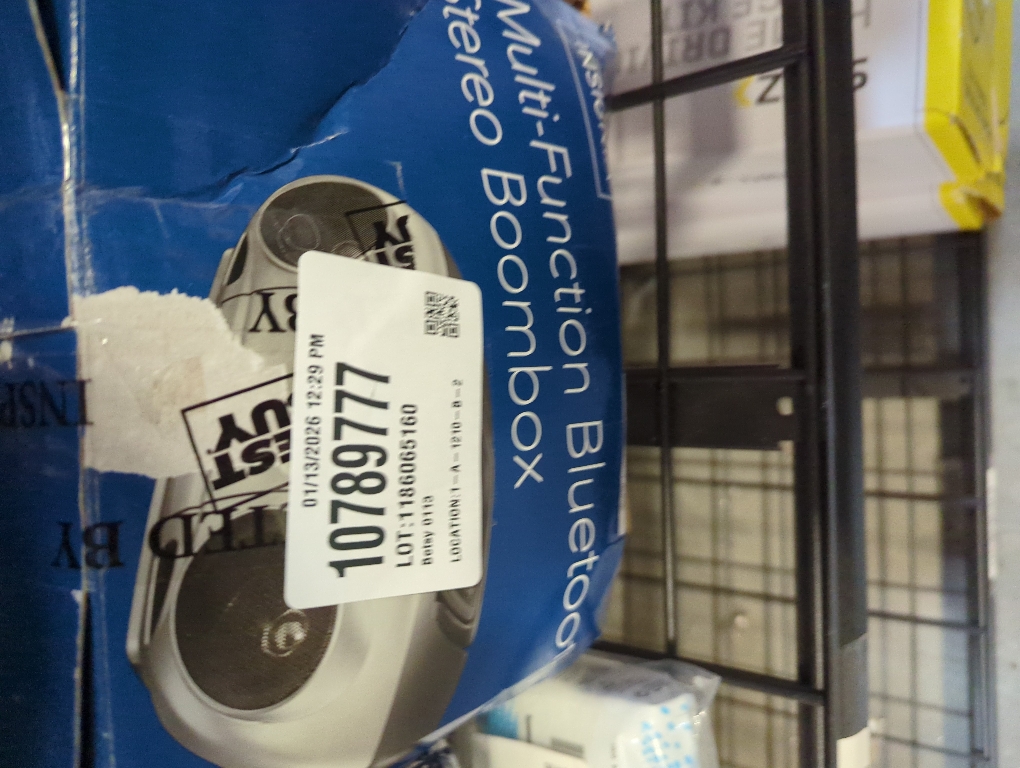 Insignia AM/FM Radio Portable CD Boombox with Bluetooth