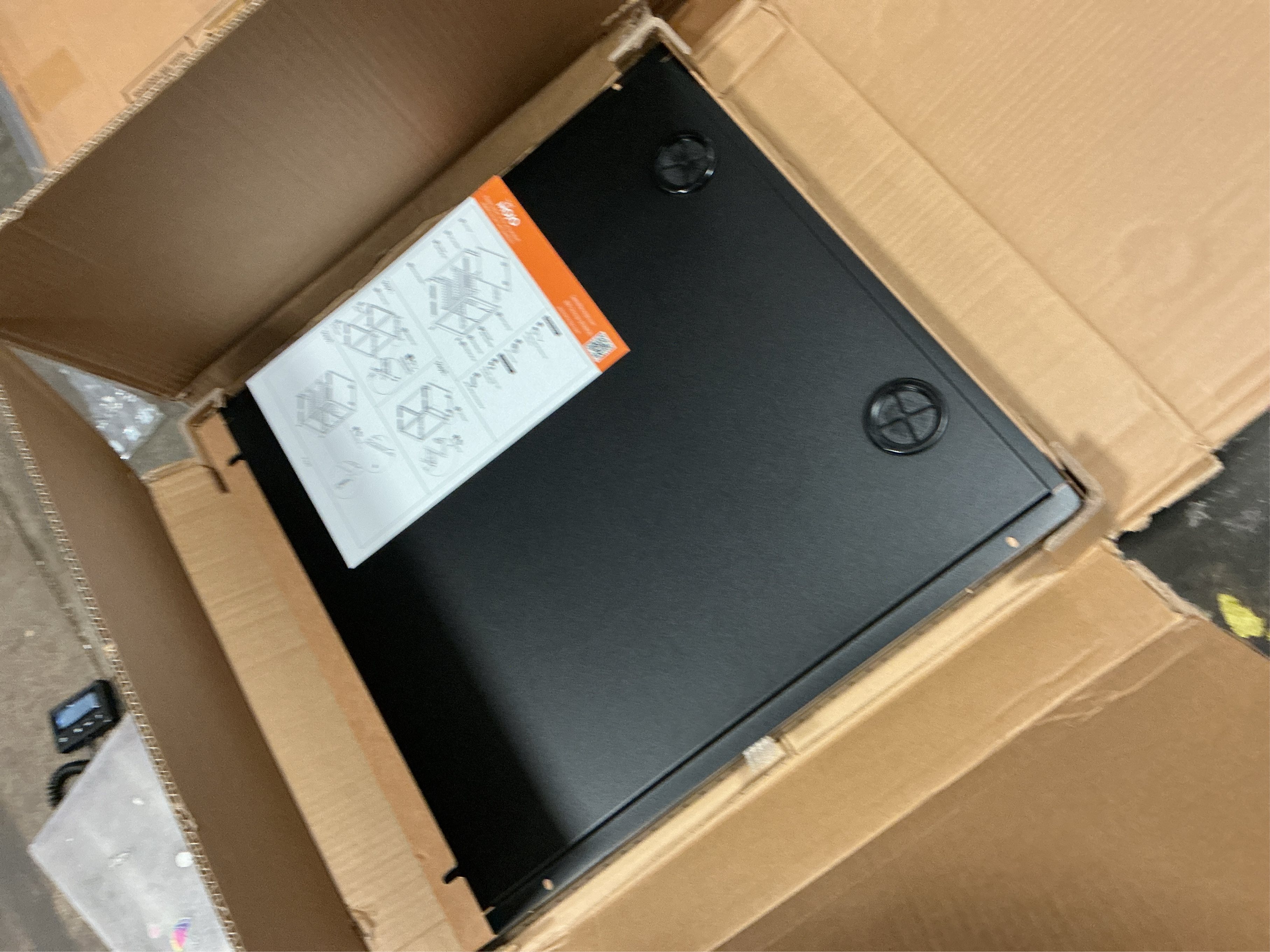 Tecmojo 12U Open Frame Network Rack for IT & AV Gear, AV Rack Floor Standing or Wall Mounted,with 2 PCS 1U Rack Shelves & Mounting Hardware,Network Rack for 19 Networking,Audio and Video Device