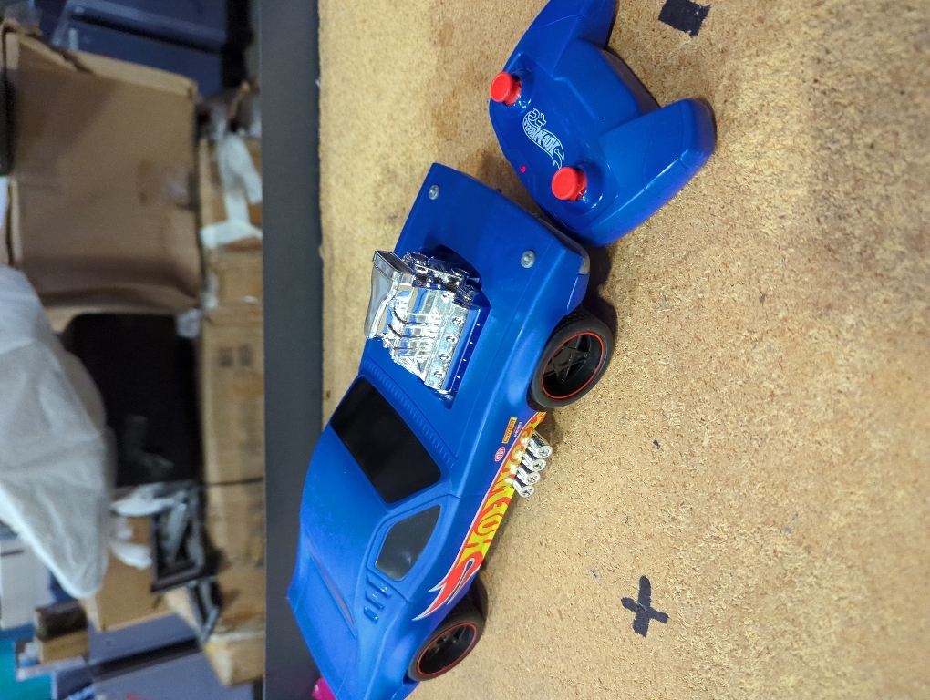 Hot Wheels 1:16 Scale RC Rodger Dodger Toy Car, Special 50th Anniversary Edition Remote Control Vehicle