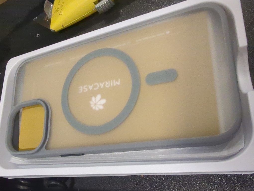 Miracase Magnetic for iPhone 14 Case 6.1 inch (Compatible with MagSafe)(with 2X Screen Protectors) Military-Grade Protection, Anti-Fingerprint Translucent Matte Phone Case Cover, Gray