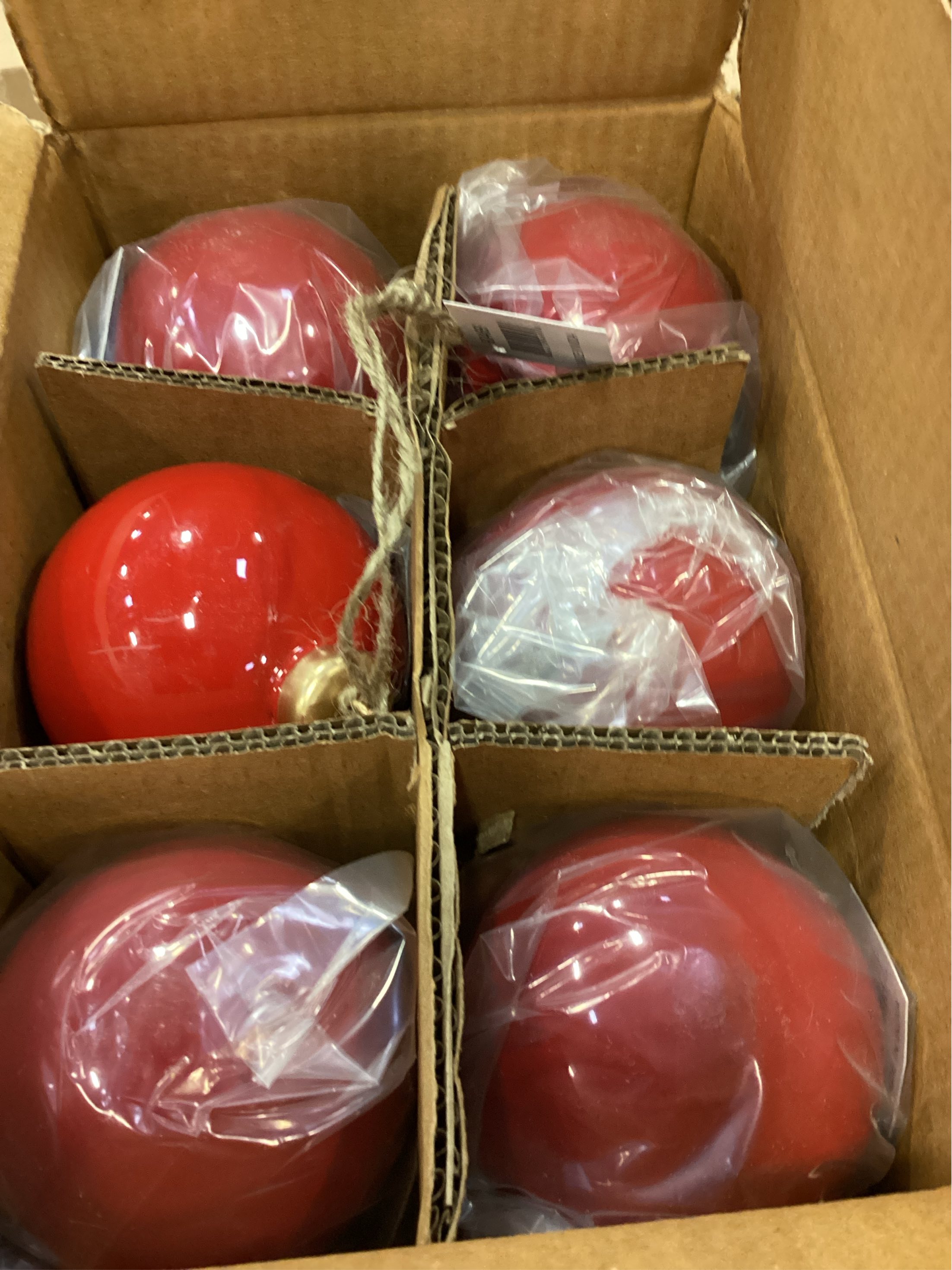 Melrose International LLC Ball Ornament (Set of 6) 3D Iron