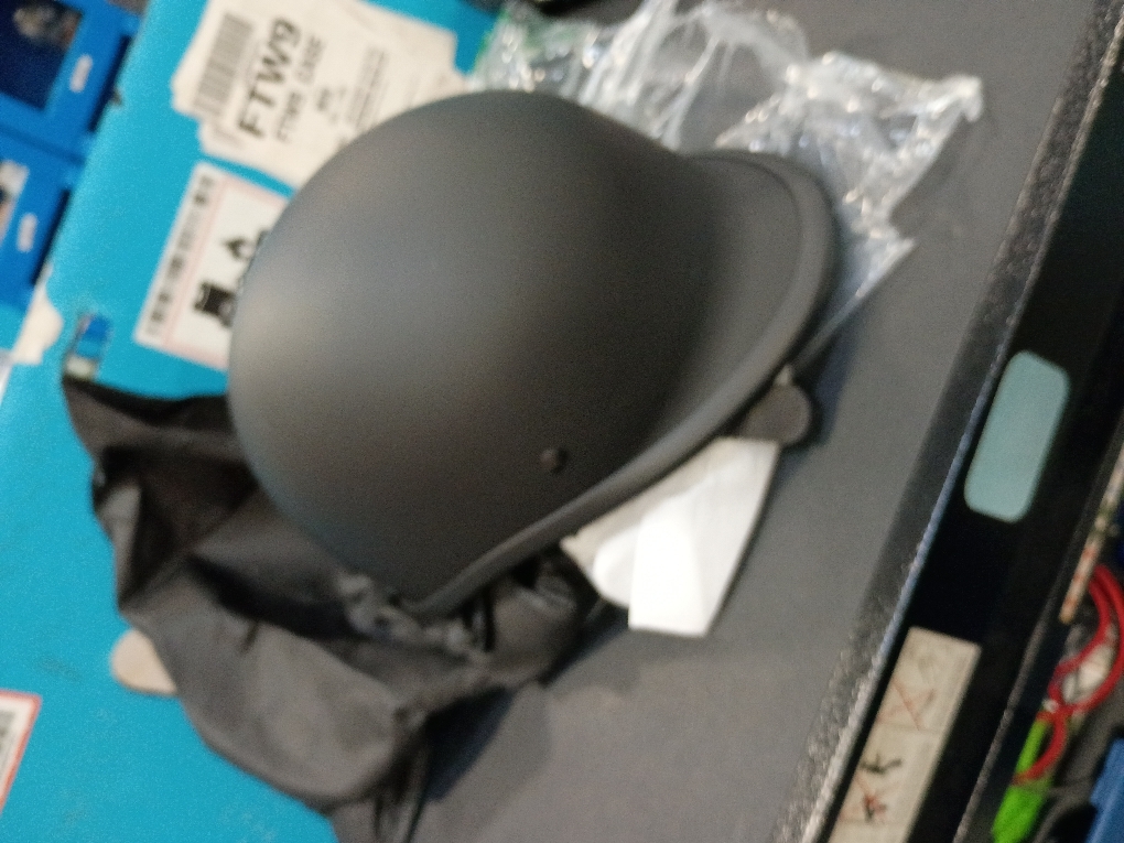 Motorcycle Helmet Half Shell Hawk Style Helmets Compact Lightweight Open Face for Motorcycle Street Bike Cruiser Moped - DOT Approved (Matte Black,L)