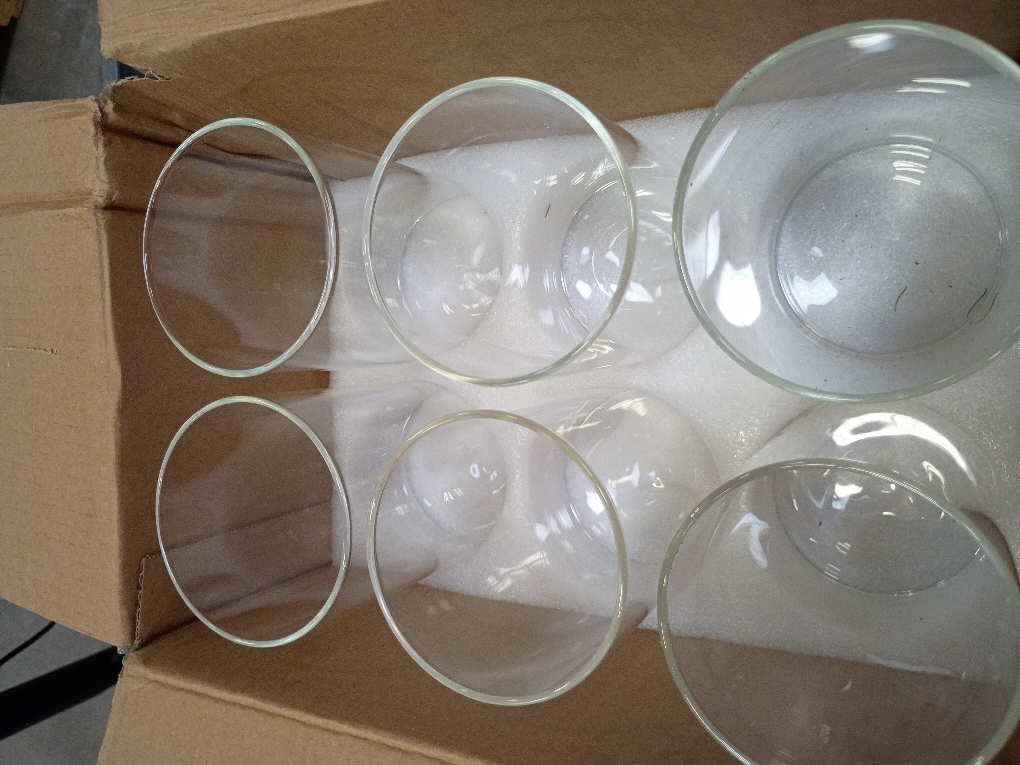 Borosil VCL350 Vision Classic [Set of 6] Premium Clear Lightweight & Durable Drinkware, Odor Resistant, Dishwasher Safe - For Water, Juice, Beer, Wine, and Cocktails |12 Ounce Cups