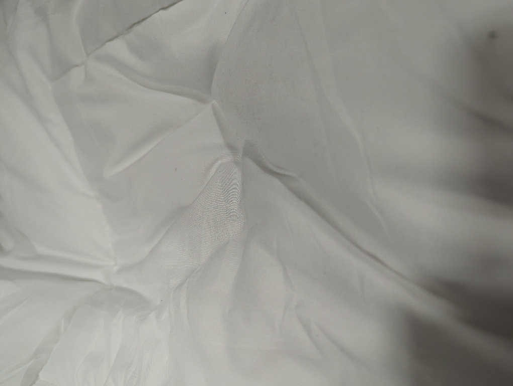 Cloud-Like Twin Mattress Topper - 100% Cotton Top Mattress Pad for Back Pain Relief - Breathable & Naturally Cooling for Hot Sleepers, White