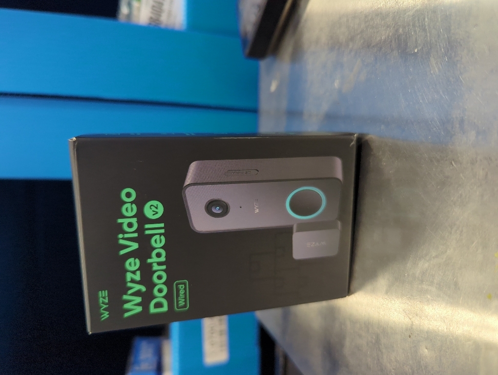 WYZE Wired Doorbell Camera v2(existing doorbell Wiring Required), 2K Security Video Doorbell, Color Night Vision, 2-Way Audio, Package Monitor, Works with Alexa & Google Assistant. Free Expert Setup