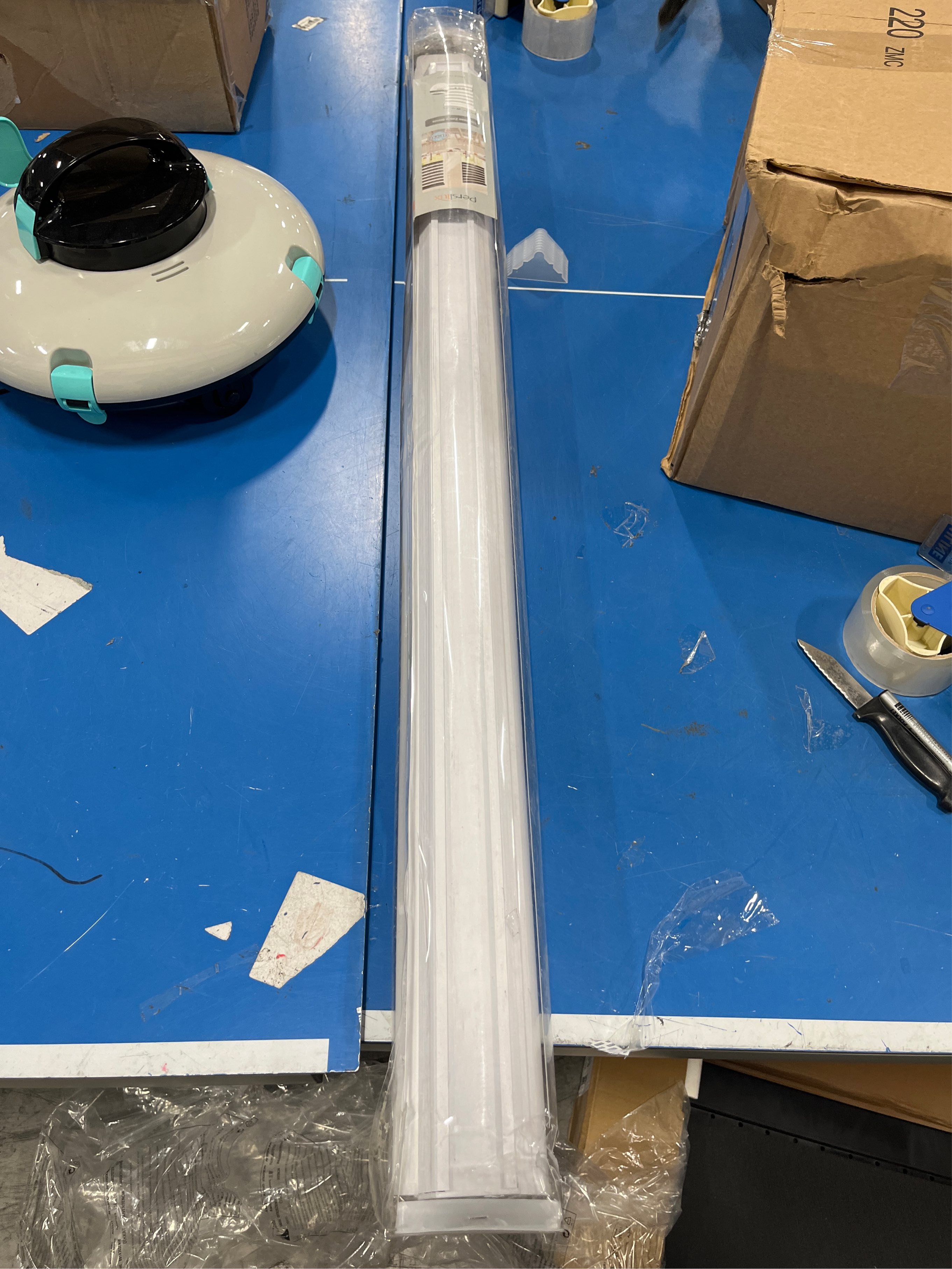 Persilux Cordless Zebra Blinds for Windows Free-Stop Roller Windows Shades (46 W X 64 H, White) Dual Layer Light Control for Day and Night, Light Filtering Sheer Shades for Home, Easy to Install