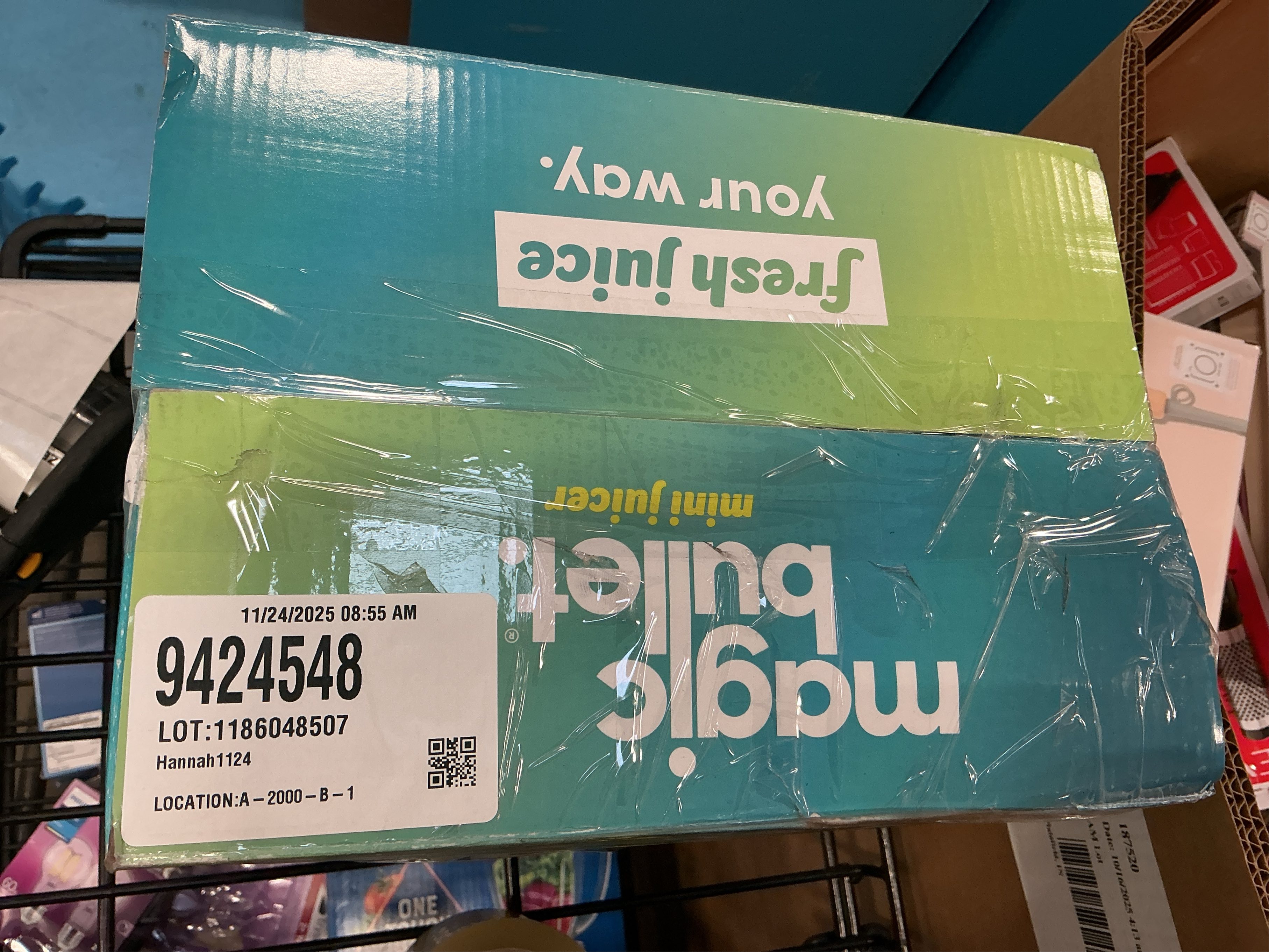 Magic Bullet Mini Juicer with Cup, Black and Silver