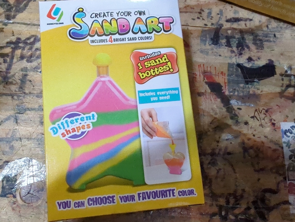 MAGICACORN Glow Sand Art Kit – DIY Craft for Kids Ages 5-12, Fun Creative Gift (Star Bottle)