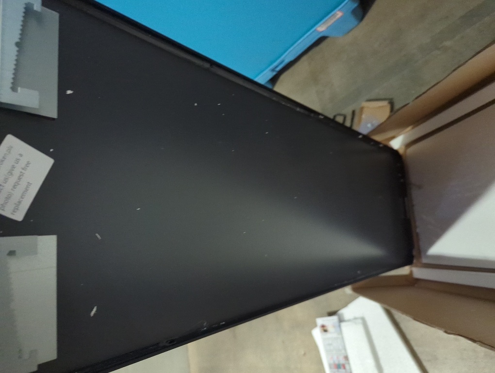 47 x 14 Black Frame Mirror