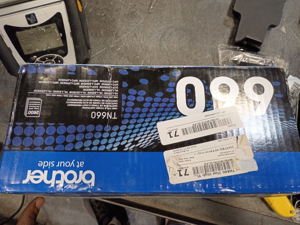 Brother Genuine High Yield Toner Cartridge, TN660, Replacement Black Toner, Page Yield Up to 2,600 Pages, Amazon Dash Replenishment Cartridge, Black, 1 pack