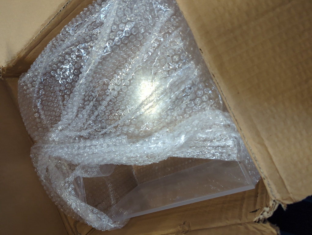 Fowecelt Clear Acrylic Wedding Card Box, Large DIY Card Box Blank No Print for Wedding Reception, Graduation Party, Bridal Shower, Keepsake Party Favor, Cosmetic Home Decor (10 x10 x 5.5 Inch)