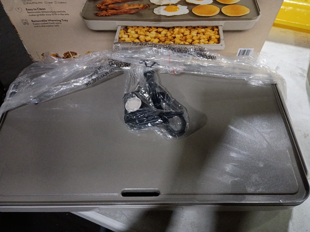 Bella 12 X 22 XL Griddle with Warming Tray