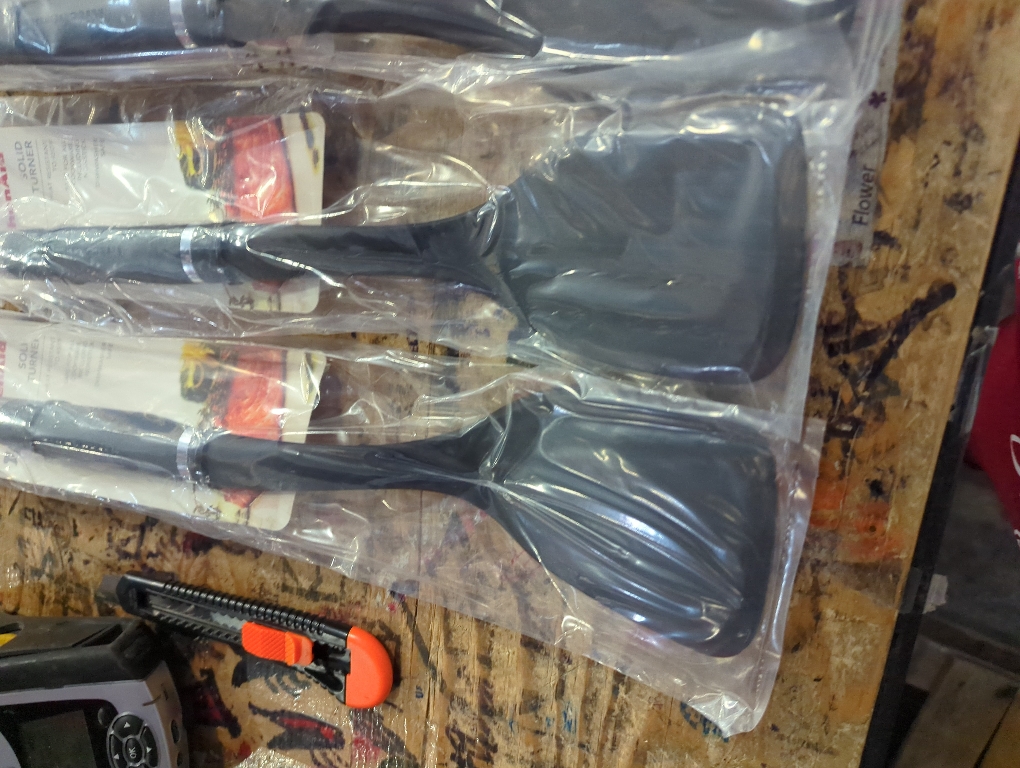 3Pack KitchenAid - KO001OHOBA KitchenAid Gourmet Large Solid Turner, one size, Matte Black