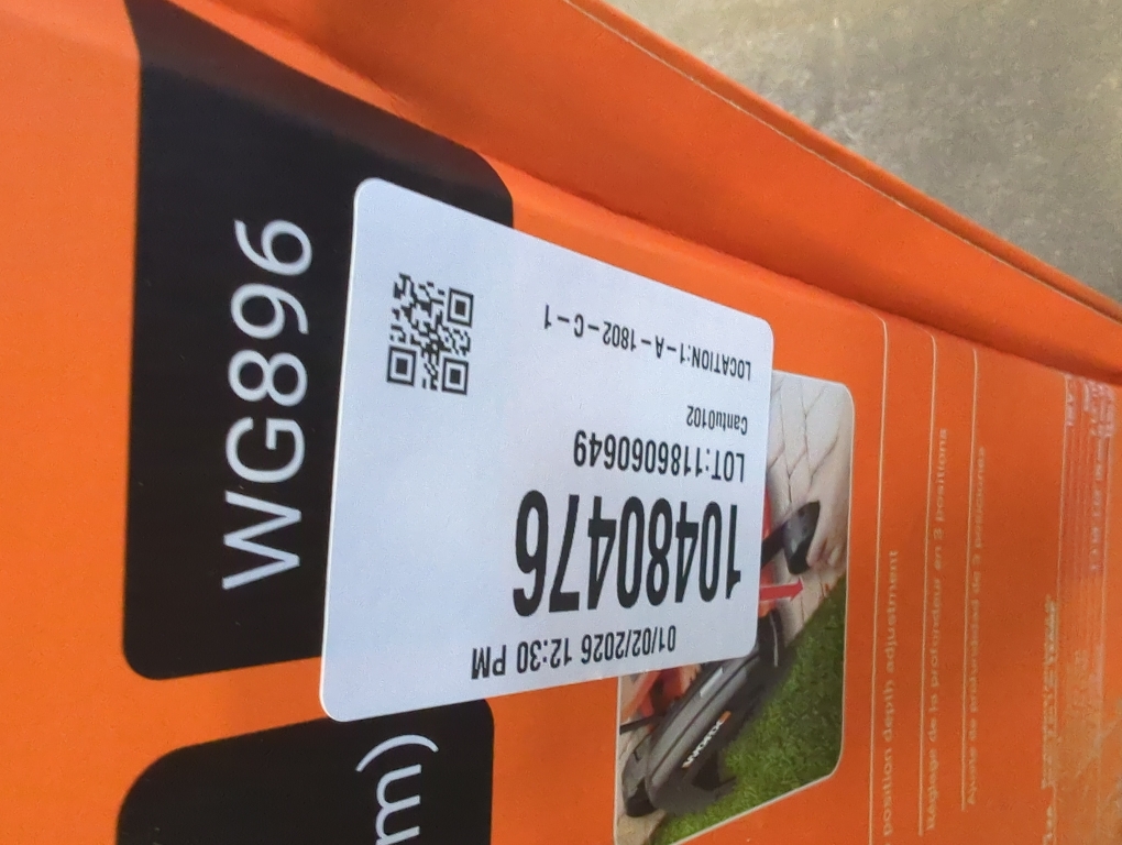 WORX WG896 12 Amp 7.5 Inch Corded Electric Lawn Edger & Trencher, Orange and Black