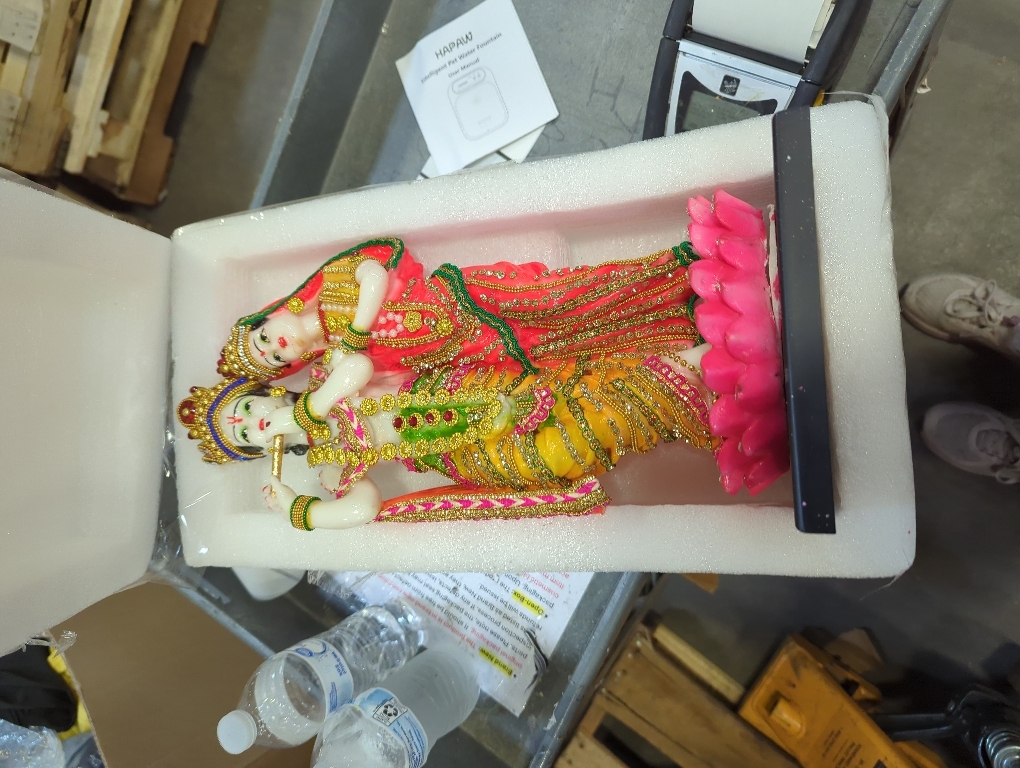eSplanade Resin Radha Krishna on Sofa Murti Idol Statue Sculpture