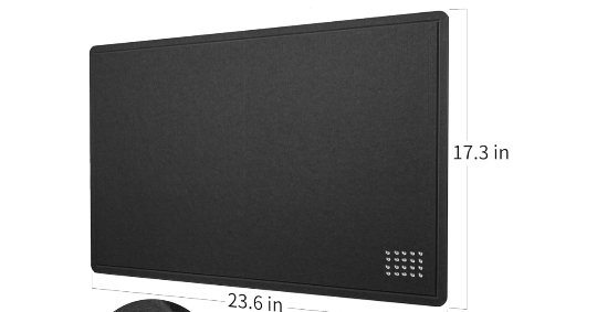 Felt Bulletin Board , Decorative Pin Board for Home & OfficeCork Board Alternative for Wall with Push Pins, Display Mood Board for Photos, Notes & Reminders