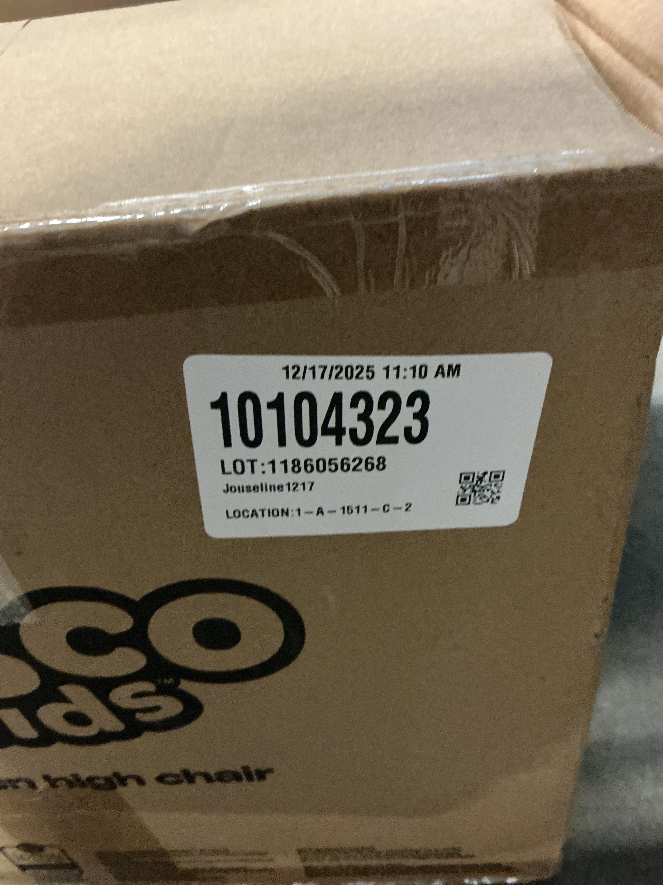 Cosco Kids' Canteen High Chair - Mono Gray