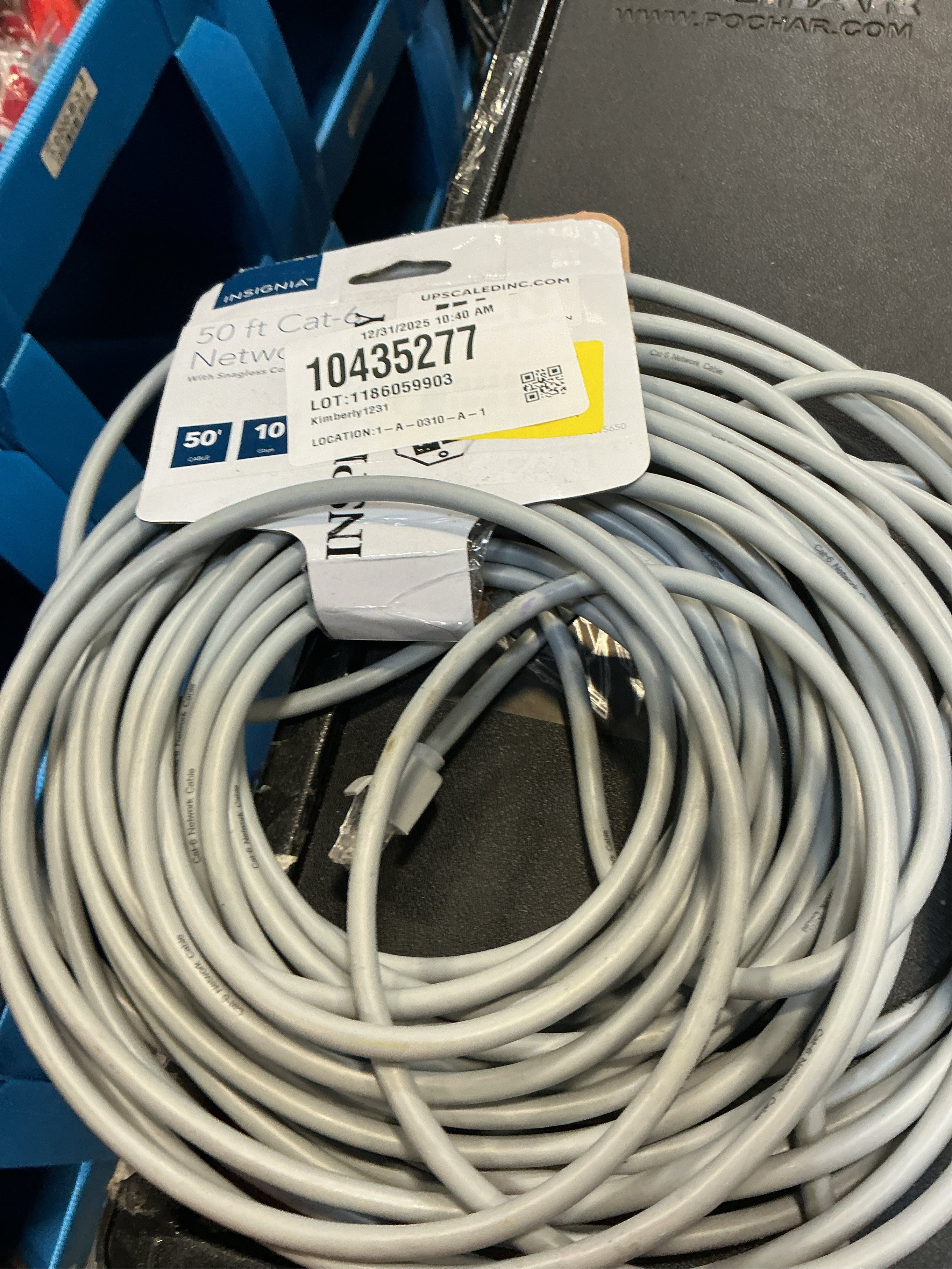 Insignia™ - 50' Cat-6 Ethernet Cable - Gray