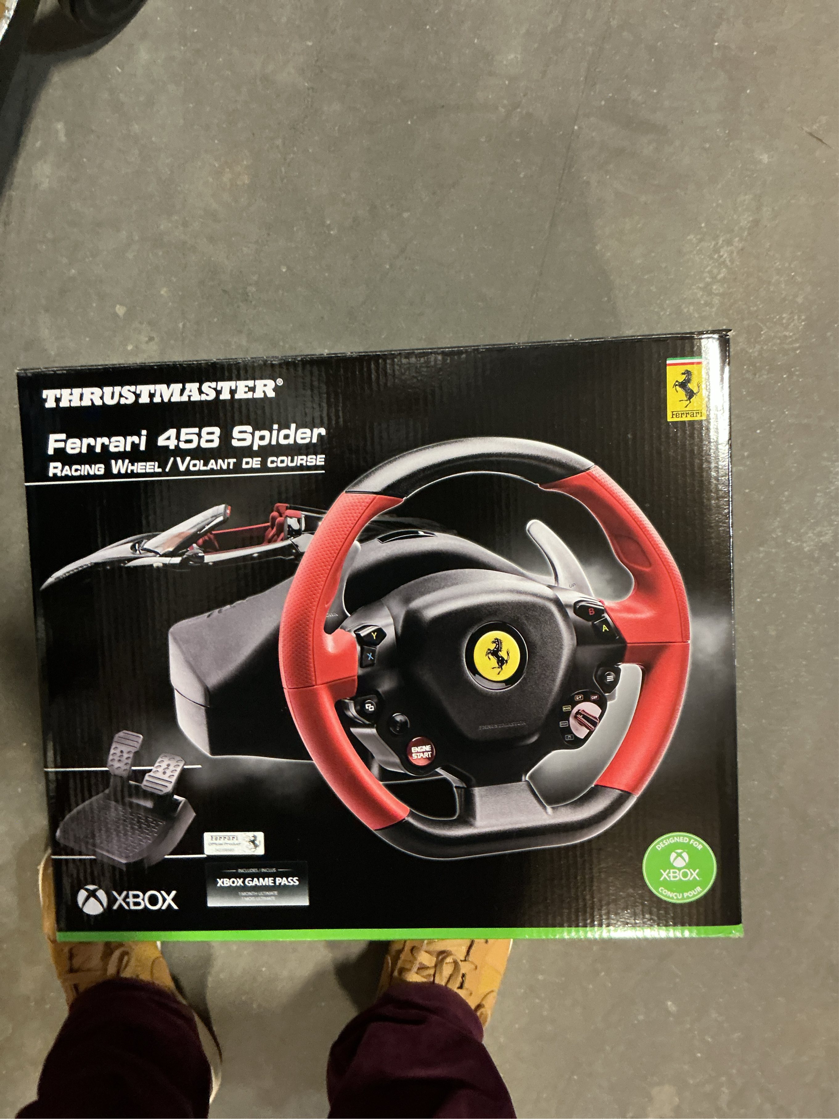 Thrustmaster Ferrari 458 Spider Racing Wheel ( XBOX ONE )