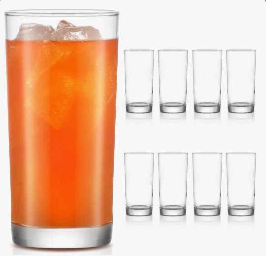 Heavy Base Libbey Highball Glasses (Set of 8)