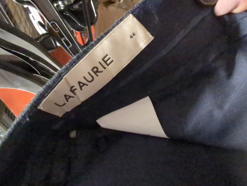 Size 44 LaFaurie Charles pants Suit Trousers Indigo