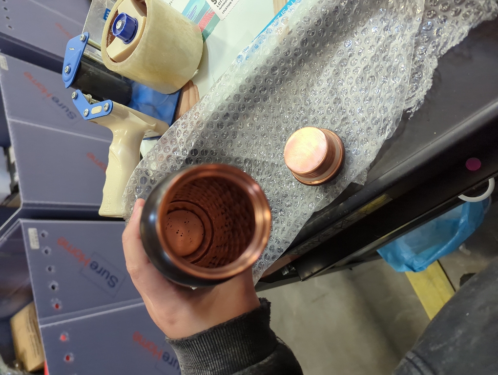 STAGLIFE Copper Water Bottles for Drinking Water for Men Women - Pure Copper Ayurvedic Water Bottle Drinking Jug - Vessel Dispenser with Ayurveda Benefits for Sports Fitness Yoga - 33 Ounces