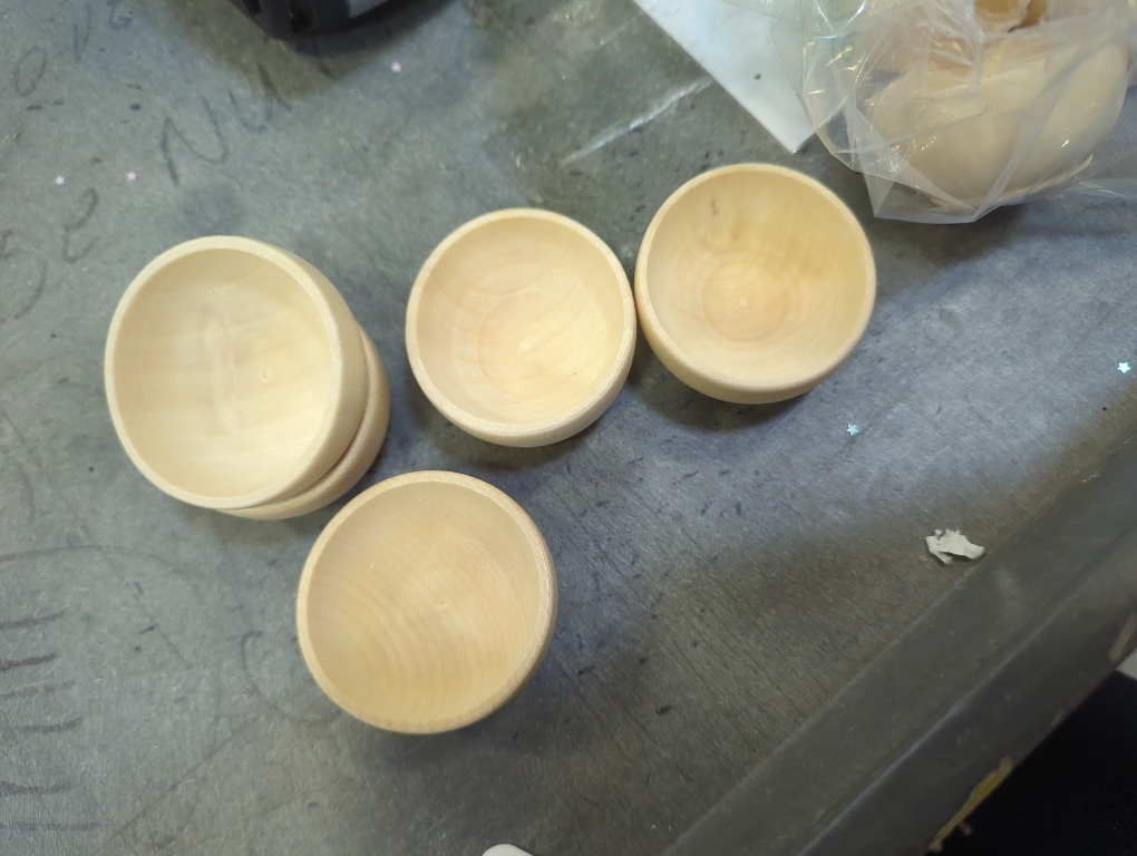30 Pack 2.2 Inches Round Wooden Bowls, Unfinished Mini Wood Bowls for Condiments, Sauces, Dips, Nuts, and Snacks