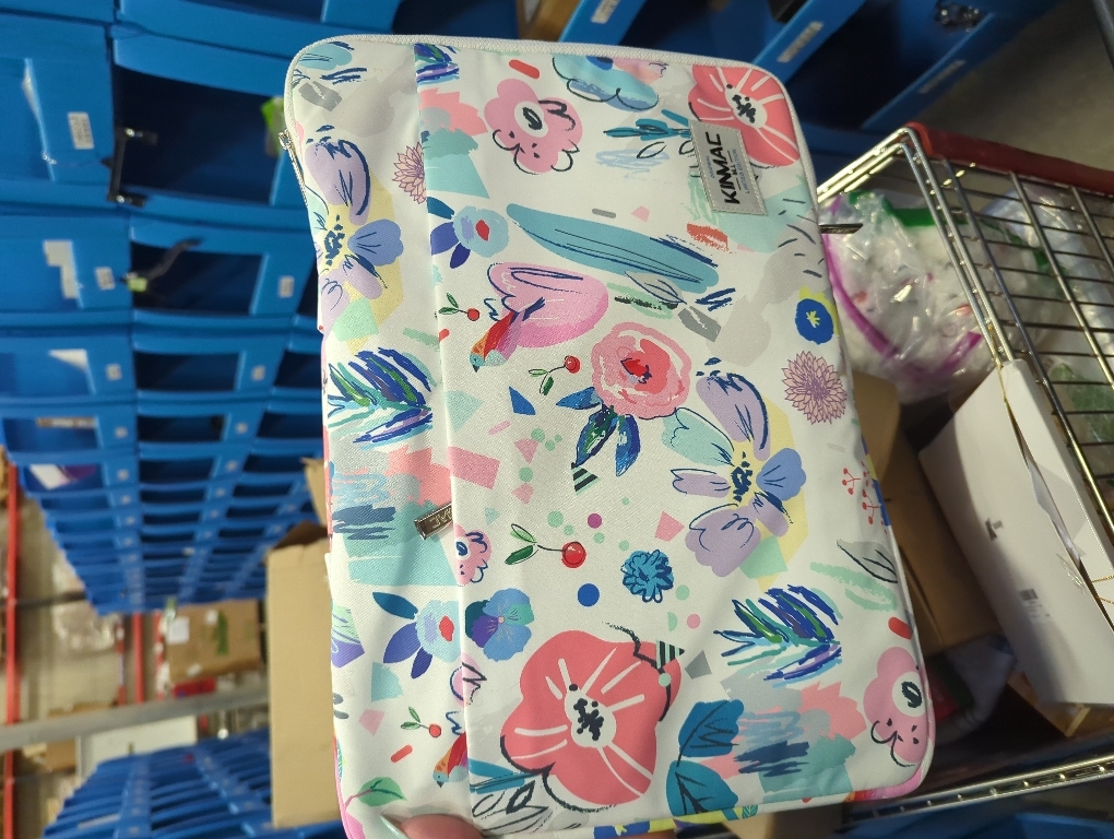 Kinmac 360° Protective Laptop Sleeve Case Bag Cover with Handle for MacBook Pro 16 inch,16 inch HP,Lenovo,Dell,ASUS,Acer Ultrabook and Business Laptop (Flowers)