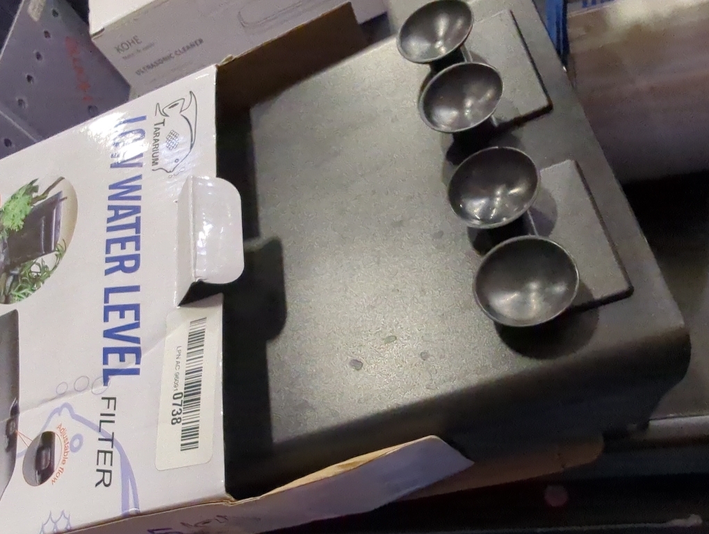 Turtle Tank Filter Aquarium Filter Power Adjustable 20-75 Gal. 290GPH Large Internal Filter 3-Stage Waterfall Bio-Filtration Low Water Level for Freshwater Saltwater Fish Tank Reptile Shrimp Frog