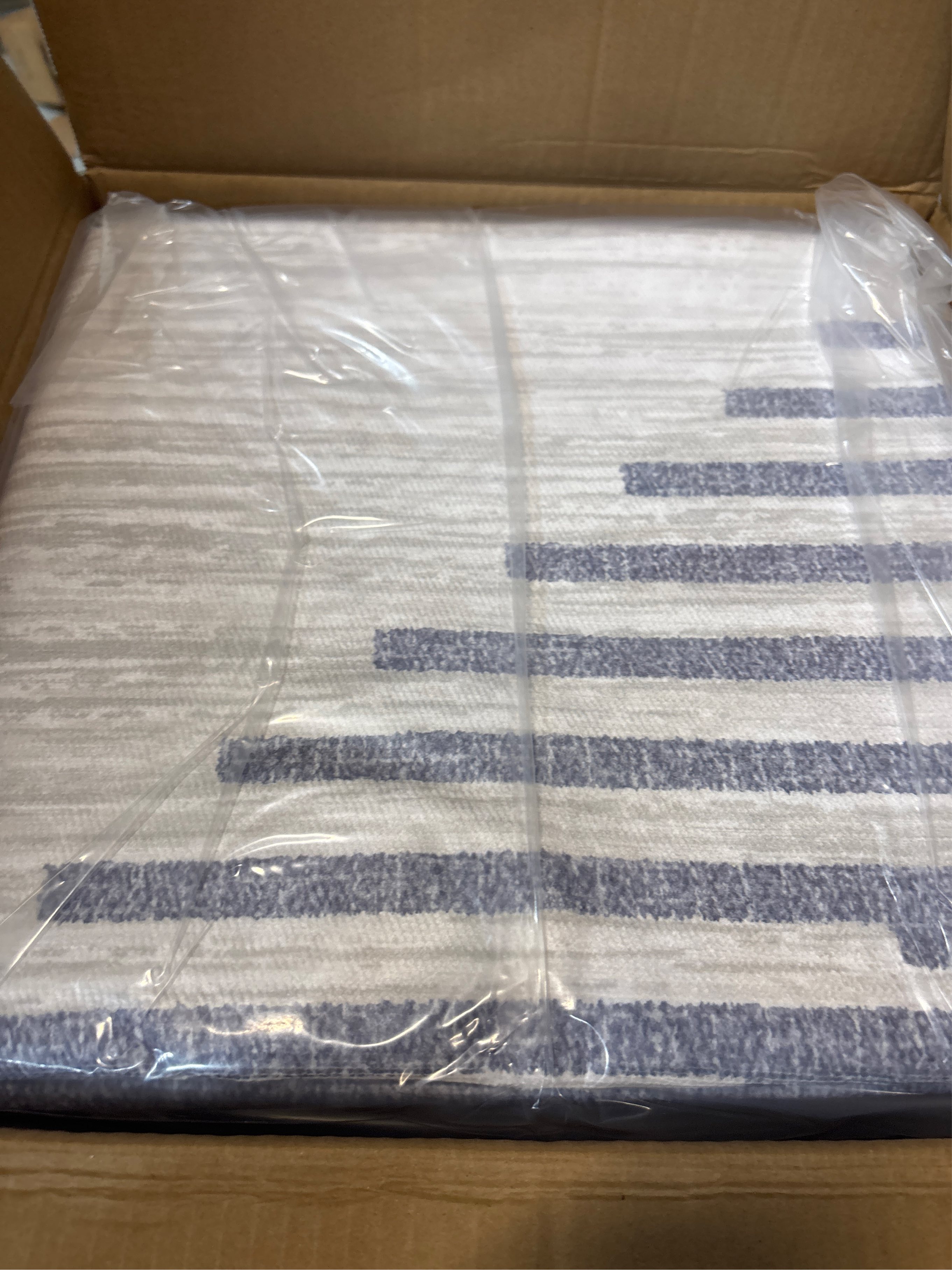 5x7 Area Rugs with 0.2 Thick Rug Pad Sets, Soft Boho Moroccan Machine Washable Carpet, Blue Neutral Non-Slip Dining Room Rugs for Living Room Bedroom, Kids & Pet Friendly